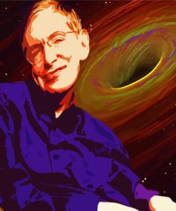 Stephen Hawking Art Paint By Numbers