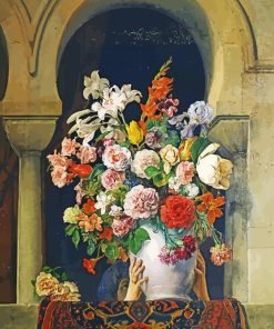 Vase Of Roses Paint By Numbers