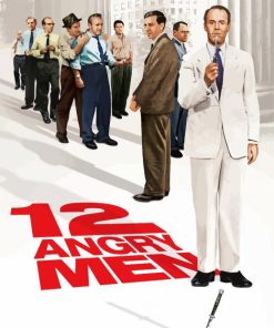 12 Angry Men Poster Paint By Numbers