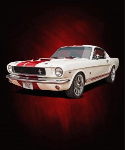 Ford Mustang Car Paint By Numbers