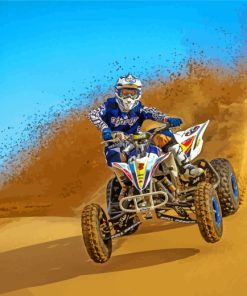 Desert Motocross Paint By Numbers