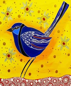 Artistic Jay Bird Paint By Numbers