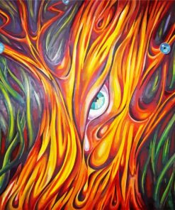 Eyes Tree Art Paint By Numbers