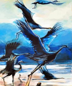 Crane Birds Paint By Numbers