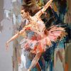 Abstract Balley Dancer Paint By Numbers