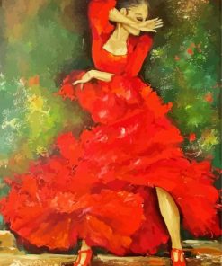 Abstract Dancer Art Paint By Numbers