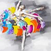 Abstract Colorful Dancer Paint By Numbers