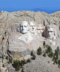 Mt Rushmore Paint By Numbers