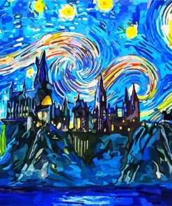 Artistic Hogwarts Paint By Numbers