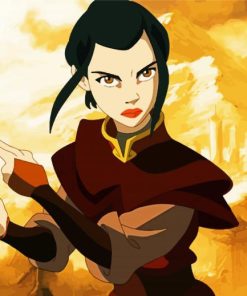 Azula Avatar Character Paint By Numbers