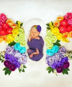 Blooming Baby Paint By Numbers