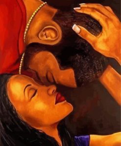 Afro Couple Paint By Numbers