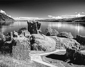 Urquhart Castle Paint By Numbers