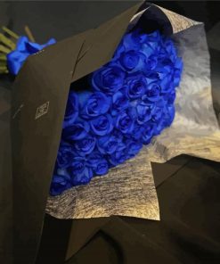 Blue Roses Bouquet Paint By Numbers