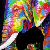 Artistic Colorful Elephant Paint By Numbers