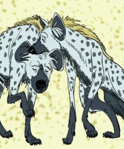 Hyena Couple Paint By Numbers