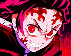 Demon Slayer Tanjiro Paint By Numbers