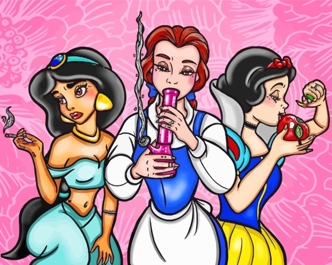Princesses Stoners Paint By Numbers