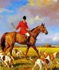 Artistic Fox Hunters Paint By Numbers