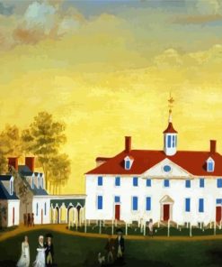 Washingtons House Art Paint By Numbers