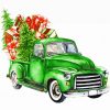 Christmas Truck Paint By Numbers