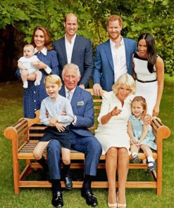 Happy Royal Family Paint By Numbers