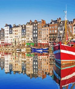 Honfleur Harbour Paint By Numbers