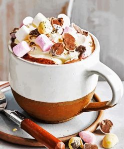 Hot Chocolate Paint By Numbers