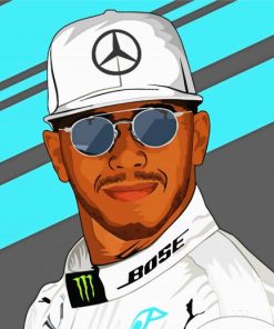 Lewis Hamilton Paint By Numbers