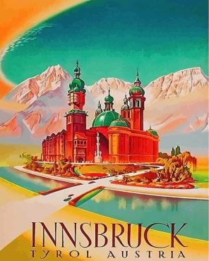 Innsbruck Poster Paint By Numbers