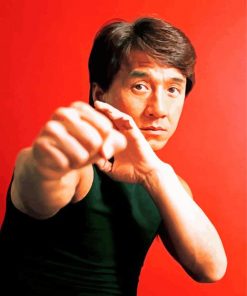 Jackie Chan Actor Paint By Numbers