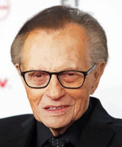 Old Larry King Paint By Numbers
