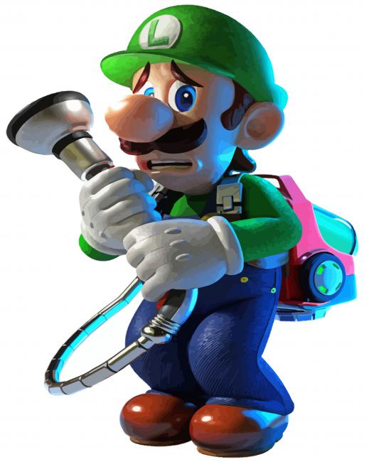 Luigi Mario - Paint By Numbers - ThePaintByNumbers.COM