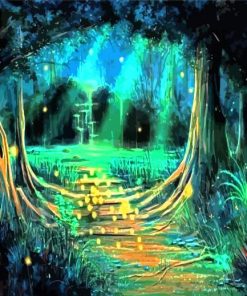 Magical Forest Paint By Numbers