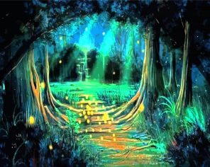 Magical Forest Paint By Numbers