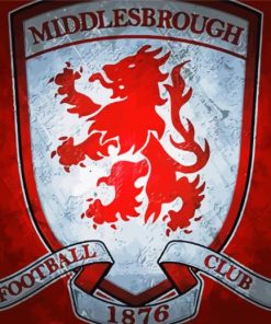 Middlesbrough Logo Paint By Numbers