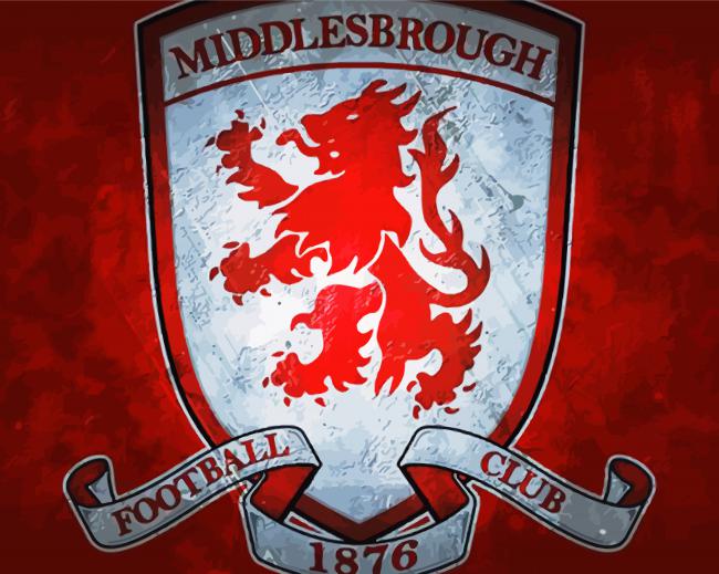 Middlesbrough Logo Paint By Numbers