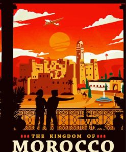 Morocco Poster Paint By Numbers