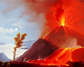 Mount Vesuvivus Paint By Numbers