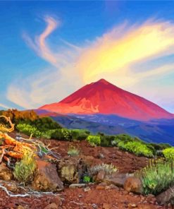 Teide Volcano Paint By Numbers