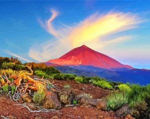 Teide Volcano Paint By Numbers