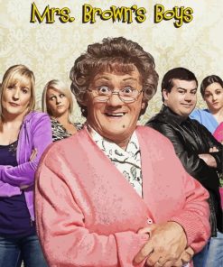 Mrs Browns Boys Serie Paint By Numbers