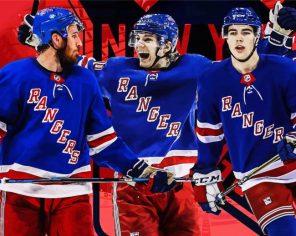 Ny Rangers Team Paint By Numbers