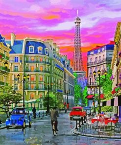 Paris City Paint By Numbers