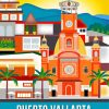 Puerto Vallarta City Paint By Numbers