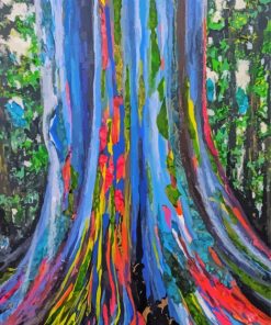 Raibow Tree Paint By Numbers