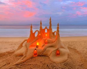 Sand Castle Paint By Numbers