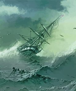 Shipwreck Art Paint By Numbers