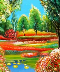 Spring Landscape Paint By Numbers