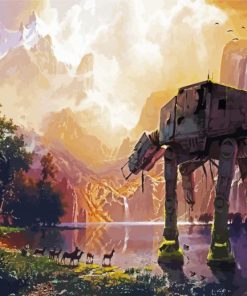 Star Wars Landscape Paint By Numbers